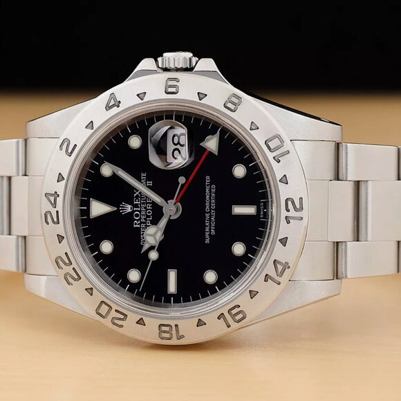 MINT ROLEX MENS EXPLORER BLACK GMT DATE 40MM WATCH - Picture 2 of 6